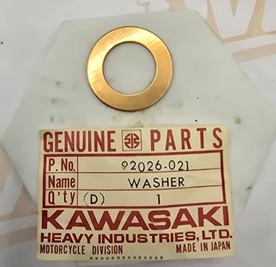 1 NOS Kawasaki A1 A1SS A7 A7SS S2 F11 S3 KH400 Thrust Washer OEM 92026-021 NEW