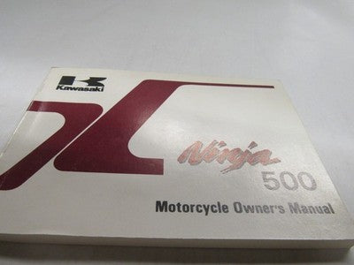 1994 OEM Kawasaki NINJA 500R EX500 D2 Motorcycle Owners Manual 99920-1721-01