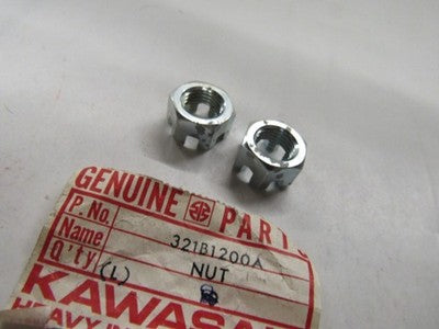 NOS Kawasaki KX450 F12MX Front Axle Nut   321B1200A    SOLD AS 2