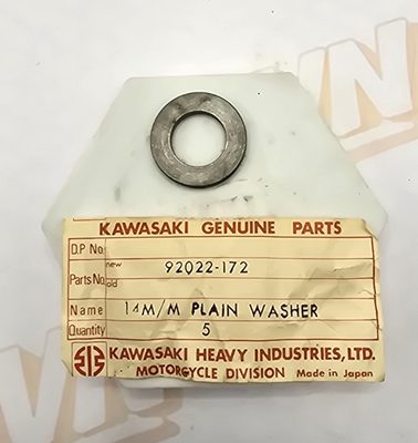 Washer Part Number - 92022-172 For Kawasaki