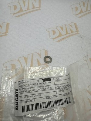85250041C NEW OEM DUCATI WASHER 8.4X17X1.6