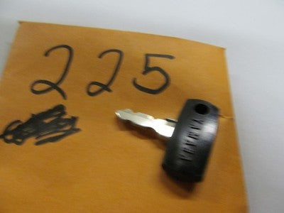 Vintage Yamaha OEM Factory Pre Cut Motorcycle Key # 225  black top