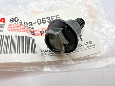 1 NOS Genuine Yamaha 3KJ Factory Hardware Special Bolt Part NEW OEM 90109-063F5