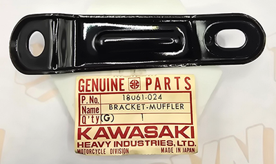 Kawasaki NOS NEW 18061-024 Rear Muffler Bracket G3 G3SS G3TR Bushmaster 90