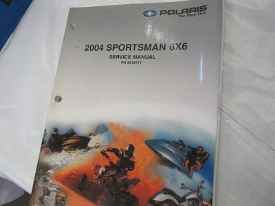 Genuine Polaris Service Manual 06' Sportsman 6X6 PN 9918777