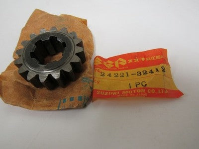 Suzuki NOS NEW 24221-32412 2nd Drive Gear DR GN GZ TU DR250 GN400 1980-2015