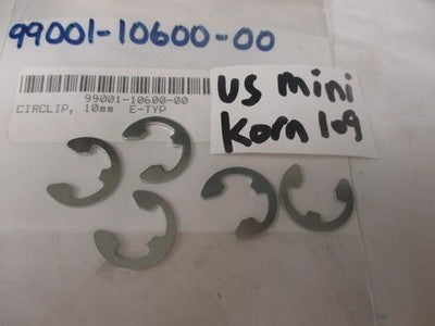 NOS Yamaha XS500 DT360 XS2 DT250 RD400 XS750 Circlip 99001-10600 Set Of 5