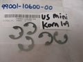 NOS Yamaha XS500 DT360 XS2 DT250 RD400 XS750 Circlip 99001-10600 Set Of 5
