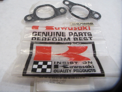 NOS GENUINE KAWASAKI 11060-1482 AIR INLET GASKET – FITS H1-500 & KH500 SOLD AS 2