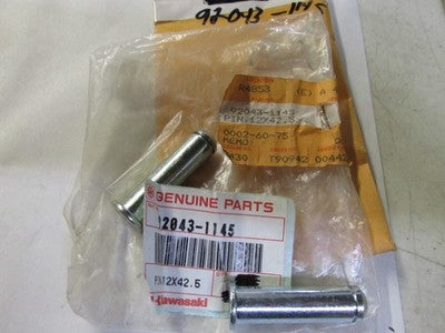 NOS NEW OEM ORIGINAL KAWASAKI ZX600 ZX750 ZX1000 ZX1100 PIN 92043-1145 SOLD AS 2
