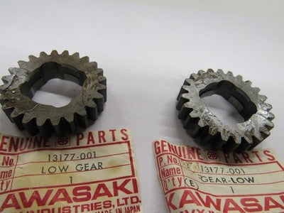 NEW KAWASAKI 68-75 C2 C2SS C2TR G4 G4TR KV TRANS LOW GEAR NOS NOS 13177-001 OEM