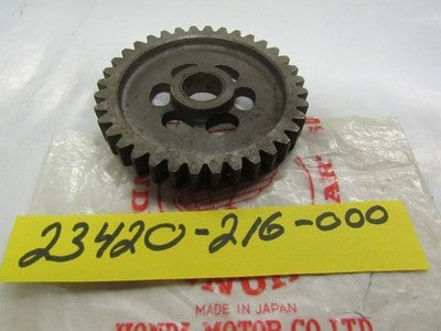 Honda NOS NEW 23420-216-000 Countershaft Low Gear 36T CA CB CL