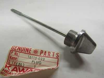 NOS Kawasaki Oil Tank Dipstick Cap Lid 16115-023 KD KE 175