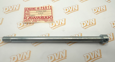 NOS OEM KAWASAKI MC1 G4TR KD80 G5 FRONT AXLE 41068-039
