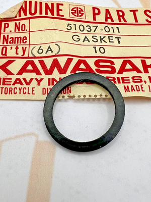 Kawasaki NOS NEW 51037-011 Fuel Cock Cup Gasket G3 G4 KD KE KH KS KV G3SS G3TR