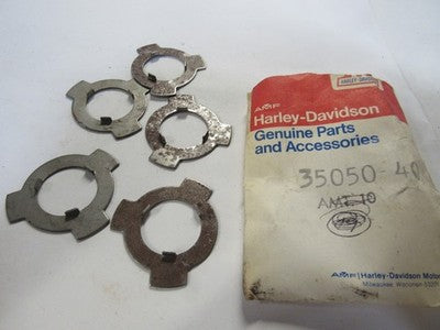 5 - Harley Davidson Genuine NOS Mainshaft Lock Nut Washers 35050-40