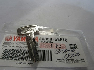 NOS OEM Yamaha Key Blank # 1220, 90890-55810