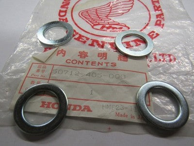 NOS Honda CB750 CM400 XL250 XL600 Pillion Step Washers 50712-405-000 Set Of 4