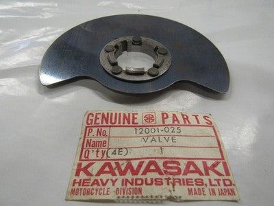NOS GENUINE Kawasaki 12001-025 Rotary Valve Disc KD KE KS KD125 KE125 KS125 OEM