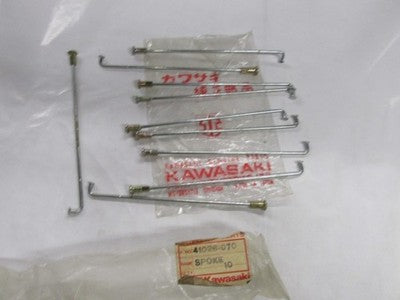 Kawasaki NOS NEW 41027-037 Inner Spoke Assy (10) F5 F8 F81M Big Horn Bison