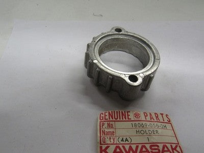 Kawasaki- 1974-1979 KZ400 18069-056-2H HOLDER,EX PIPE,BARREL