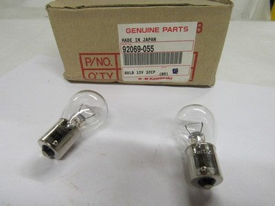 NOS Kawasaki OEM KZ200 KZ1000 KZ500 H1 Bulb 12V 92069-055 SOLD AS 2
