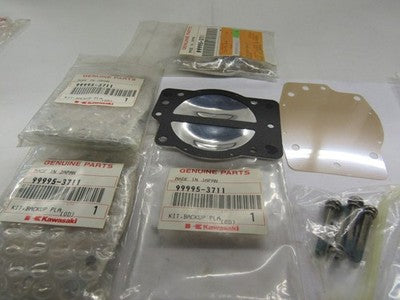 NOS Kawasaki Carburetor Repair Kit Backup Plate Fuel Pump Repair Kit 99995-3711