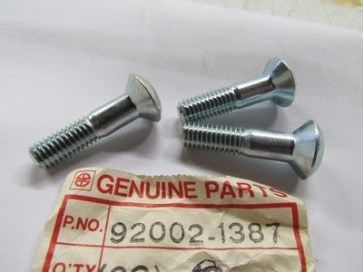 Kawasaki KX125,KX250, KX500 Bolt 8MM NOS 92002-1387  sold as 3
