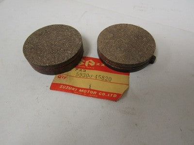 nos suzuki factory original brake pad set 59300-45820 gs550 gs750 gs400 1977-79
