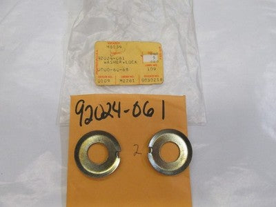 NOS OEM FACTORY KAWASAKI KX250 KT250 KDX250 LOCK WASHER 92024-061    SOLD AS 2