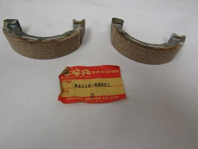 NOS SUZUKI BRAKE SHOE SET ALT50 LT50 JR50   54410-04000-04001 04002