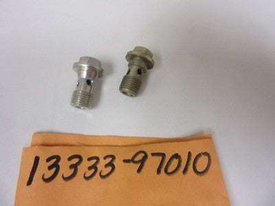 SUZUKI TS125 1971-72 TC125 72-77 CARBURETOR MAIN JET BANJO BOLT OEM #13333-97010