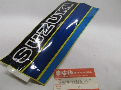 SUZUKI Genuine TAPE SET,RADIATOR COVER LH 1985 RM250  68670-14610-95C