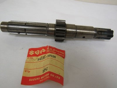 SUZUKI TM250 TRANSMISSION COUNTERSHAFT NOS 1973-1974