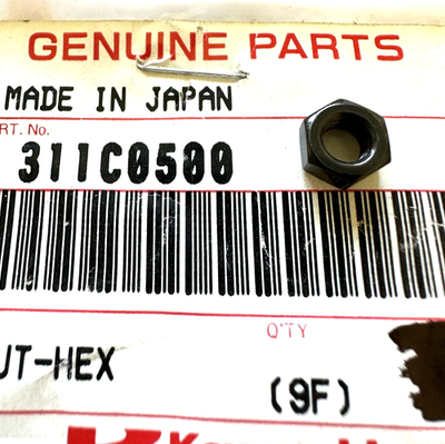 New OEM Kawasaki 311C0500 5MM Hex Nut NOS