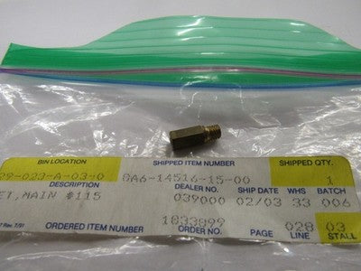 New NOS Yamaha 1980-1984 SS440 SR540 Carburetor Main Jet 8A6-14516-15