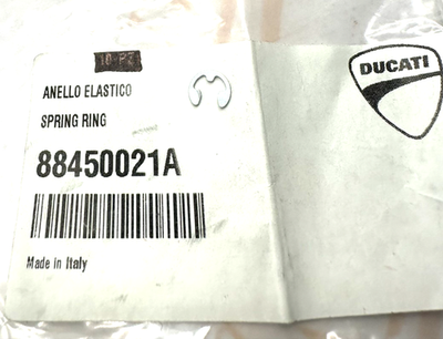 NEW GENUINE DUCATI 88450021A SPRING RING