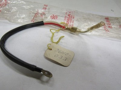 Kawasaki NOS NEW 26010-033 Battery Lead Wire S1 S3 KH KH400 KH250 Mach II Mach I