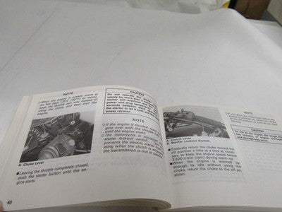 1994 OEM Kawasaki NINJA 500R EX500 D2 Motorcycle Owners Manual 99920-1721-01