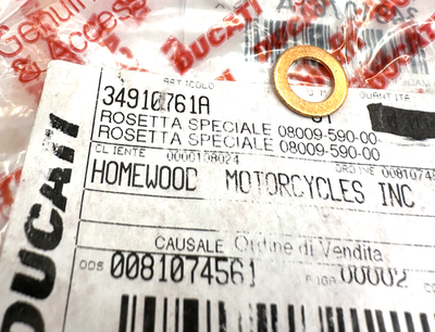 DUCATI Washer 34910761A