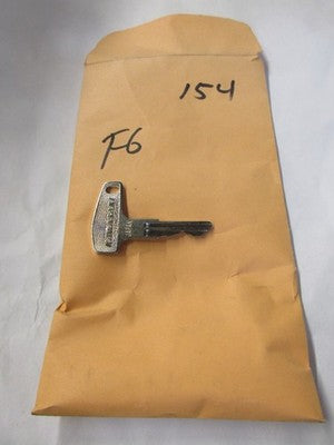 Vintage Kawasaki OEM Factory Pre Cut Motorcycle Key # 154