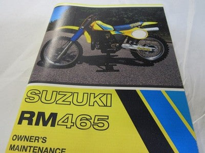 Suzuki RM465  owners manual rm465