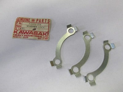 (3) OEM Kawasaki 92088-016 Lock Washers NOS NEW S2 S3 KH400 KZ400 Mach 2
