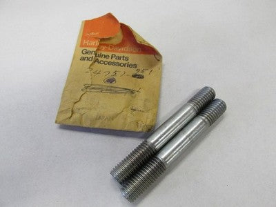 2 NOS OEM Harley Davidson Right Footrest Stud P N 24751-75