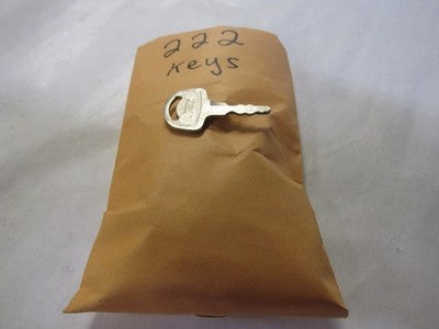 Vintage Suzuki  OEM Factory Pre Cut Motorcycle Key # 222