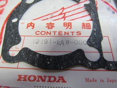 GENUINE NOS Honda GASKET, CYLINDER 12191-KA8-000
