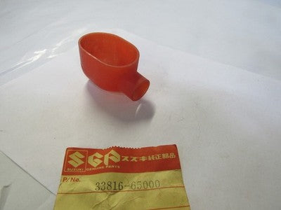 1 NOS Genuine Suzuki Factory Red Rubber Cover Cap Part Piece OEM 33816-65000