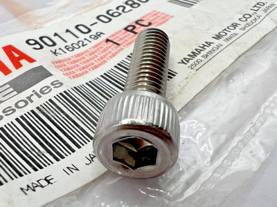 Yamaha BOLT, HEXAGON SOCKET HEAD 90110-06280-00 OEM NEW
