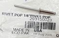 Sea-Doo New OEM Rivet-Pop 1/8, 293150023