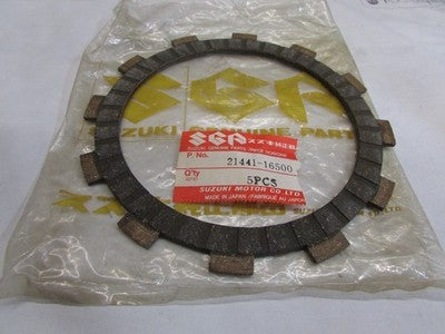 NOS OEM Suzuki RM370 RM250 TM400 TM250 PE250 TS250 CLUTCH PLATE  21441-16500